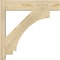 Ekena Millwork Imperial Block Rough Sawn Outlooker, Douglas Fir, 6"W x 24"D x 24"H OUT06X24X24IMP05RDF - alternate 2